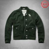 heren abercrombie fitch baseball pullover donkergroen moose logo Outlet Eindhoven 17jn6840